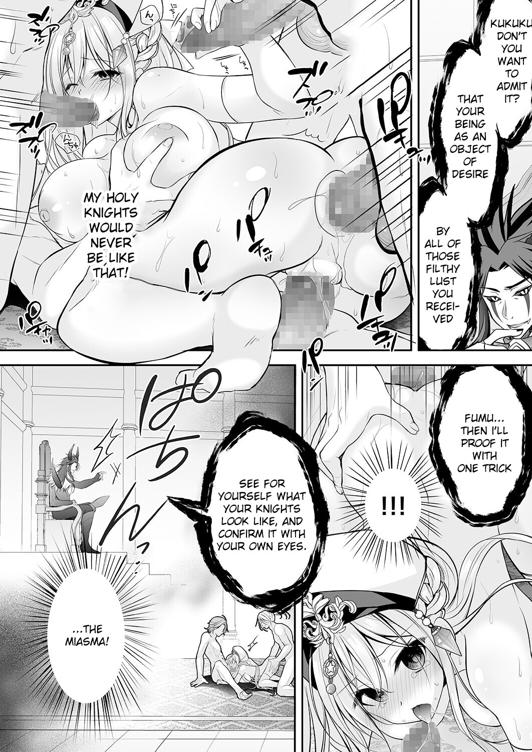 Hentai Manga Comic-Isekai Gangrape ~brainwashed saint is happy to change her job to become a meat toilet~-Read-43